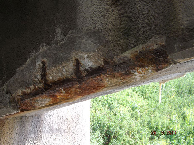 Schaden an der Lippebrücke in Datteln-Ahsen