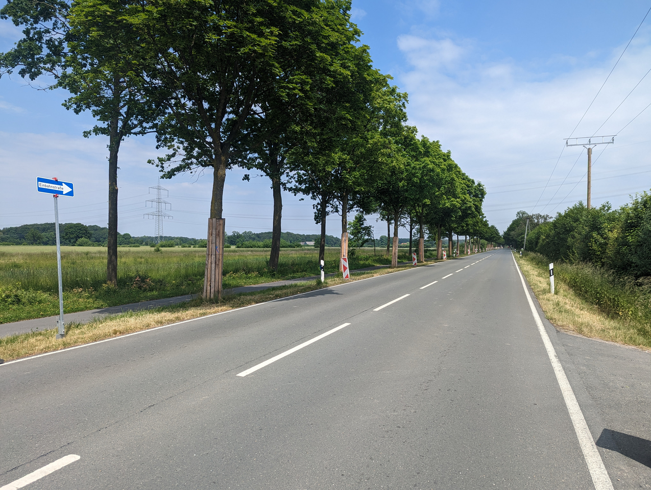Geh- und Radweg der K51 werden ab dem 12. Juni erneuert (Bildquelle: Kreis Coesfeld/Udo Tegeler). 