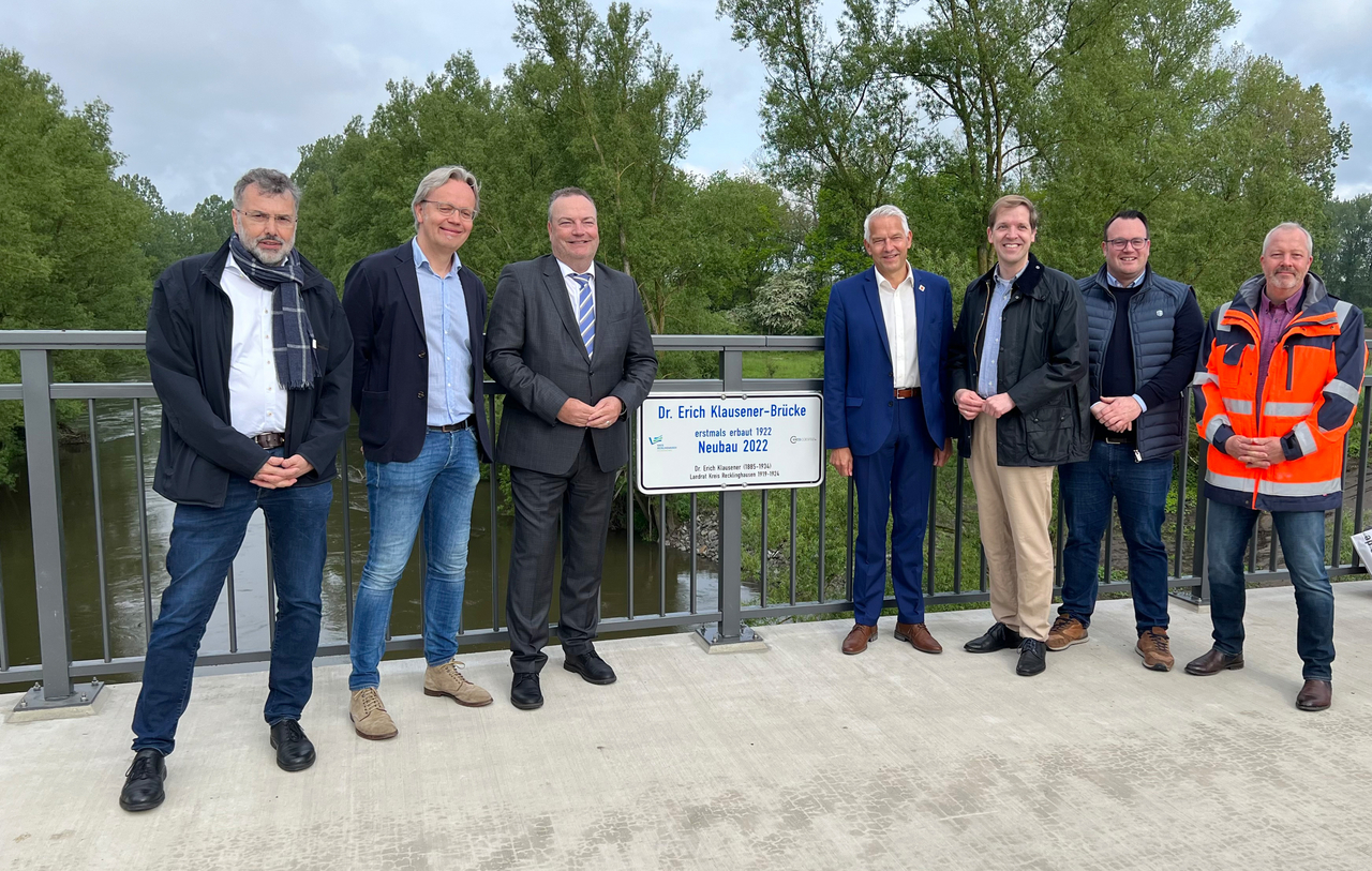 Lippebrücke zwischen Datteln-Ahsen und Olfen wird freigegeben: Ab Freitag  kann der Verkehr wieder fließen - Kreis Coesfeld