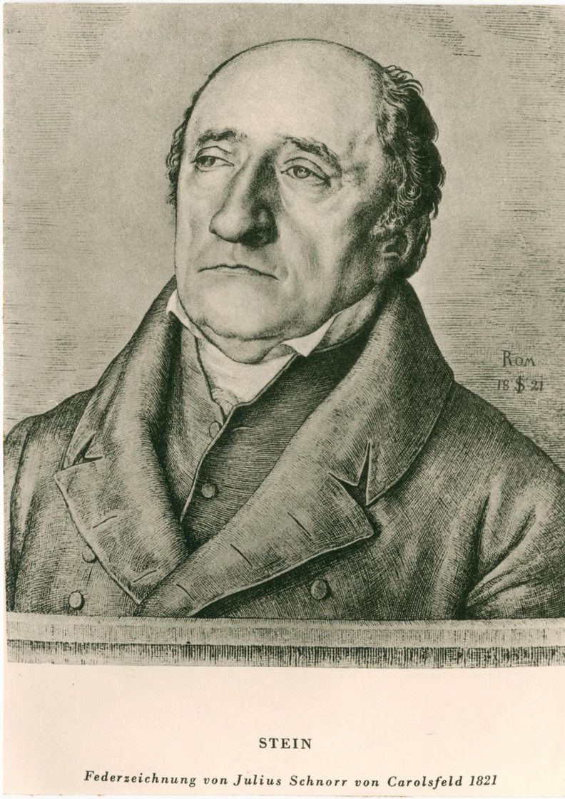 Karl Freiherr vom und zum Stein (1757-1831) war prominentes Mitglied des Lüdinghauser Kreistags