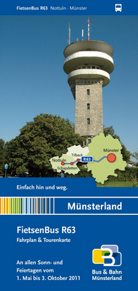 Die neuen Buslinien-Flyer für die FreizeitFietsenBusse und FahrradBusse im Münsterland stehen jetzt im Internet bereit.