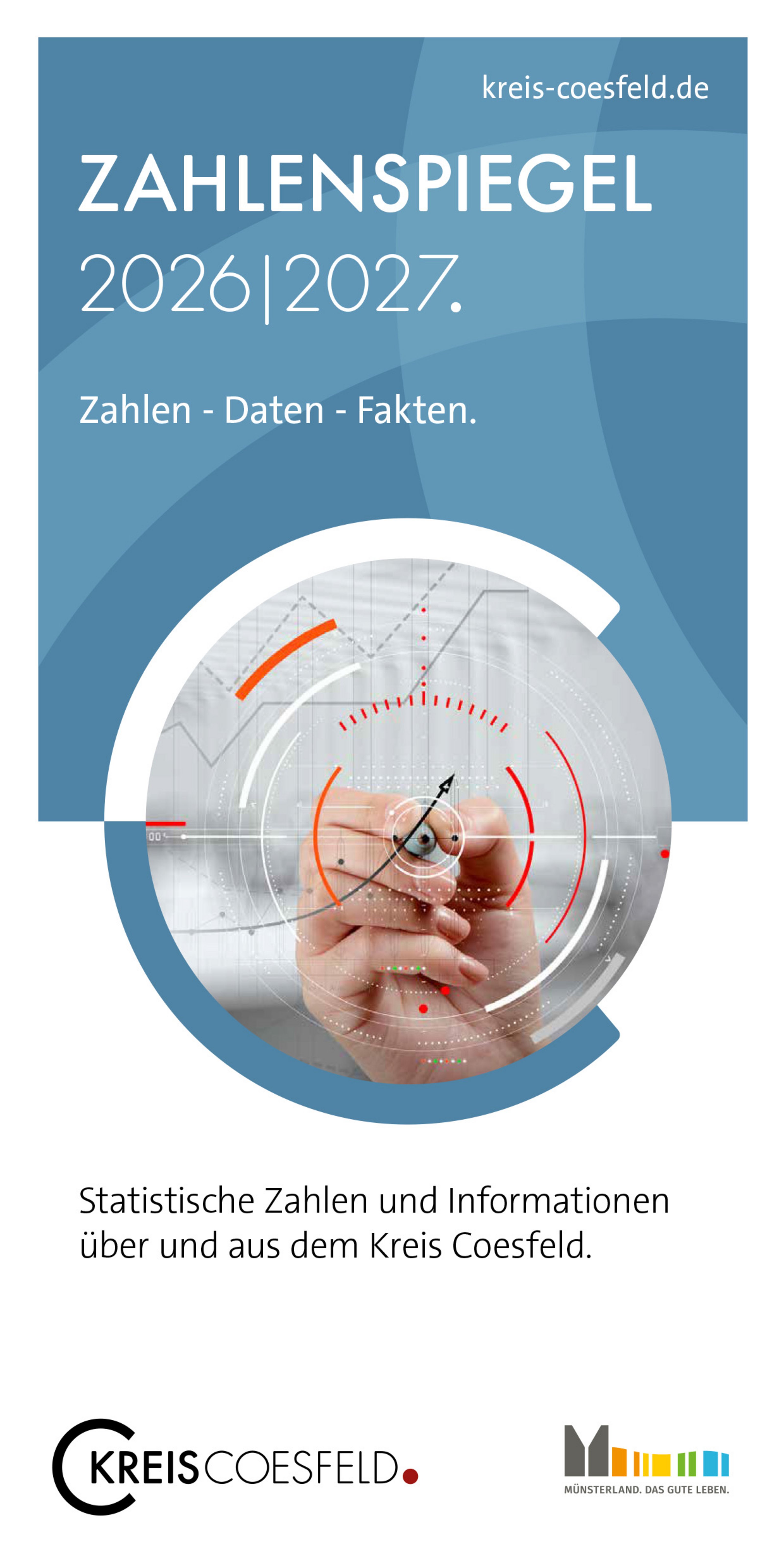 Titelbild der Broschüre Zahlenspiegel 2026/2027