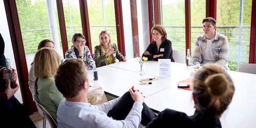 Enger Austausch im Praxisforum