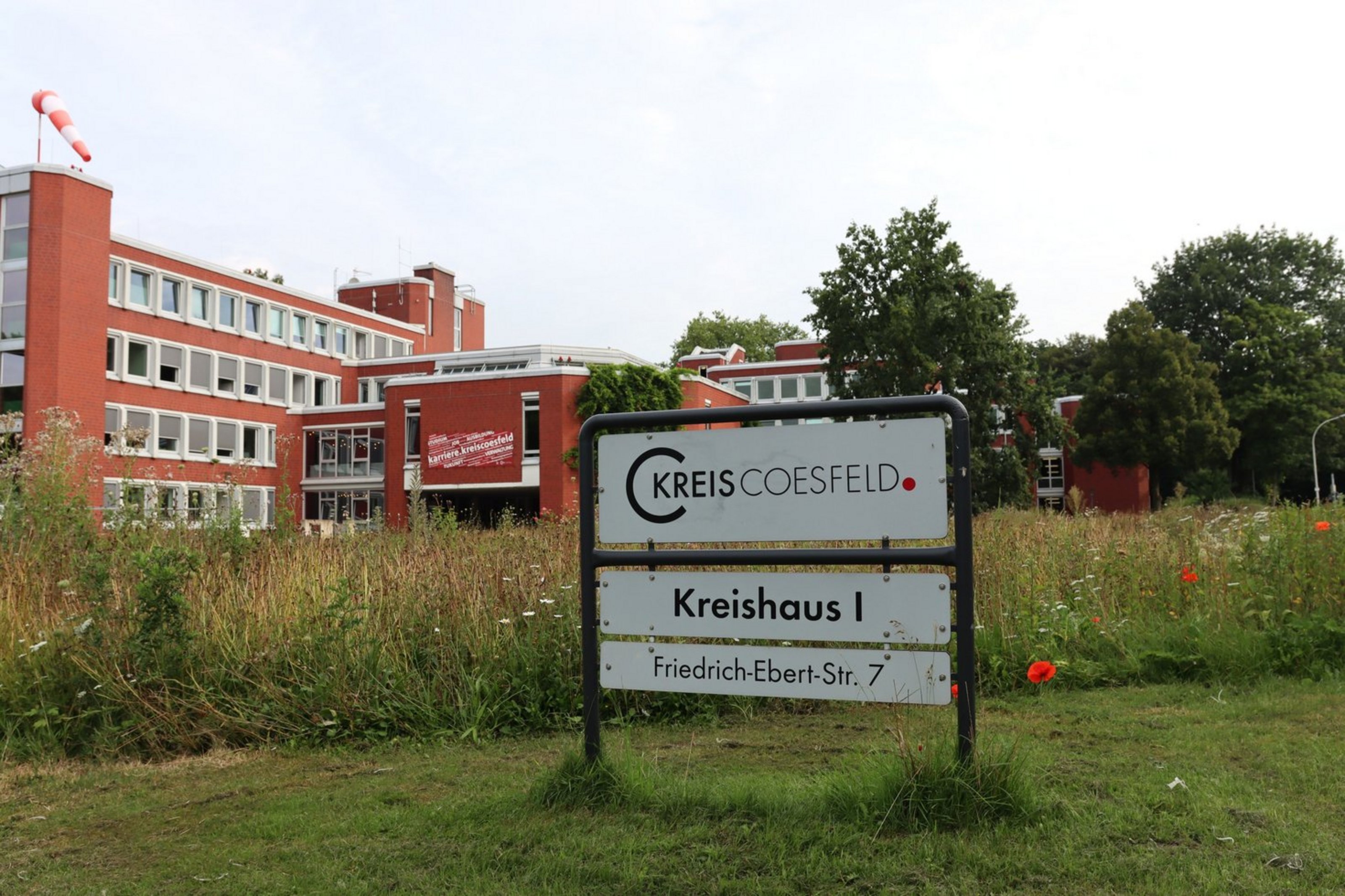 Das Kreishaus I des Kreises Coesfeld.