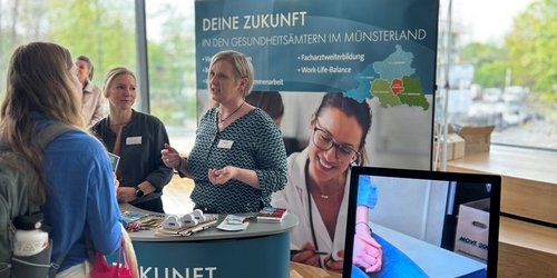 Expertinnen der Kreise Steinfurt und Coesfeld informierten über den öffentlichen Gesundheitsdienst