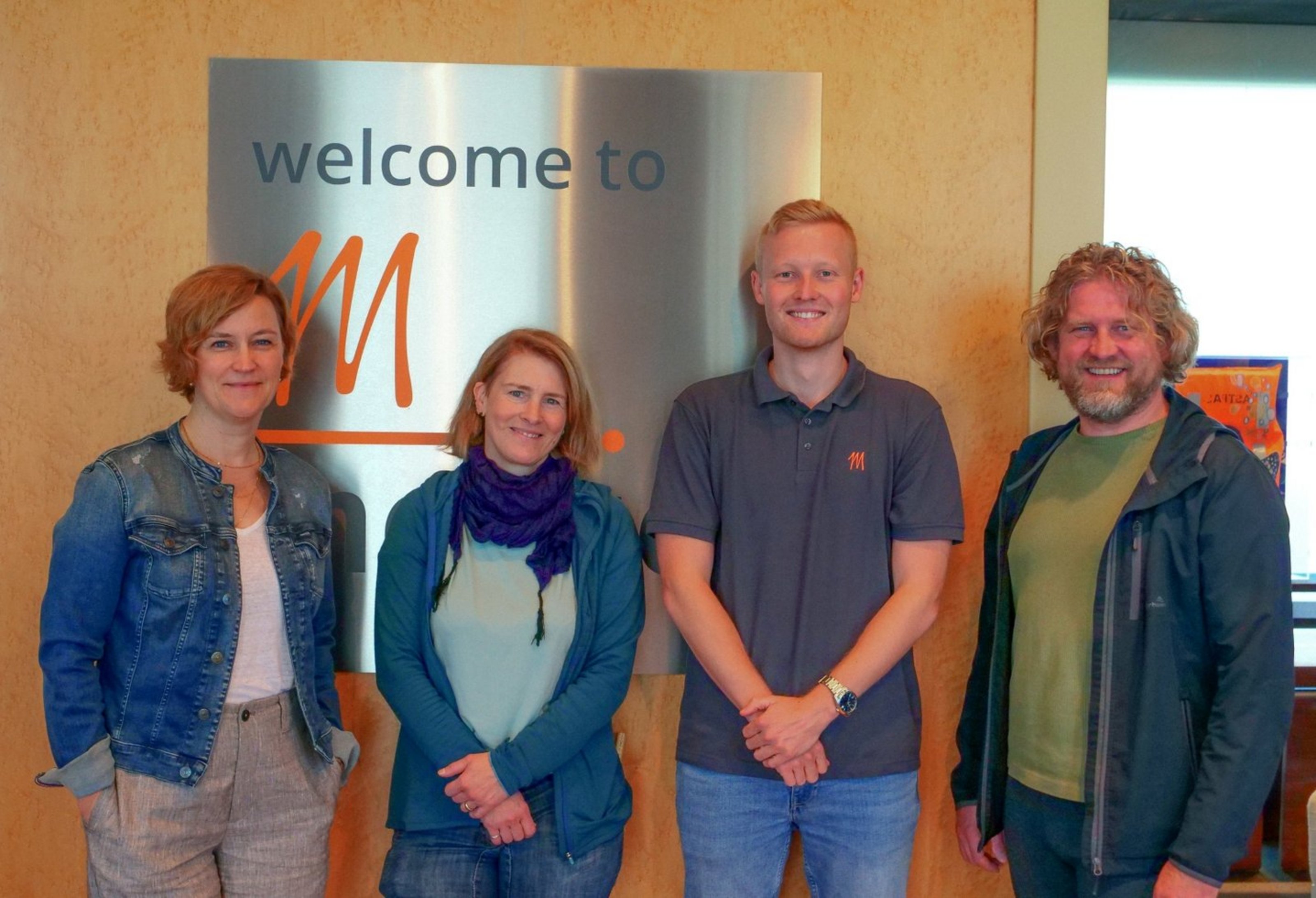 Die Beschäftigten, die bei der Firma metrica das Umweltteam bilden