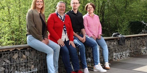 Das vierköpfige Team der Pflege- und Wohnberatung steht Betroffenen zur Seite