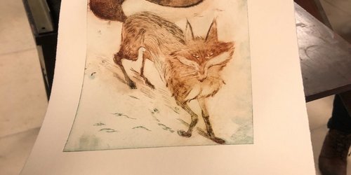 Im Tiefdruckverfahren entstehen sehenswerte Kunstwerke 