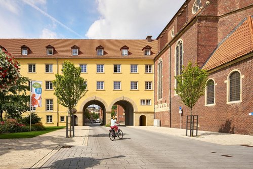 Ansicht des Stadtschlosses in Coesfeld.