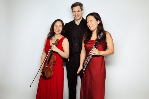 Das Trio Schmuck mit Violine, Klarinette und Klavier zu Gast in Nordkirchen am 21. September 2025.