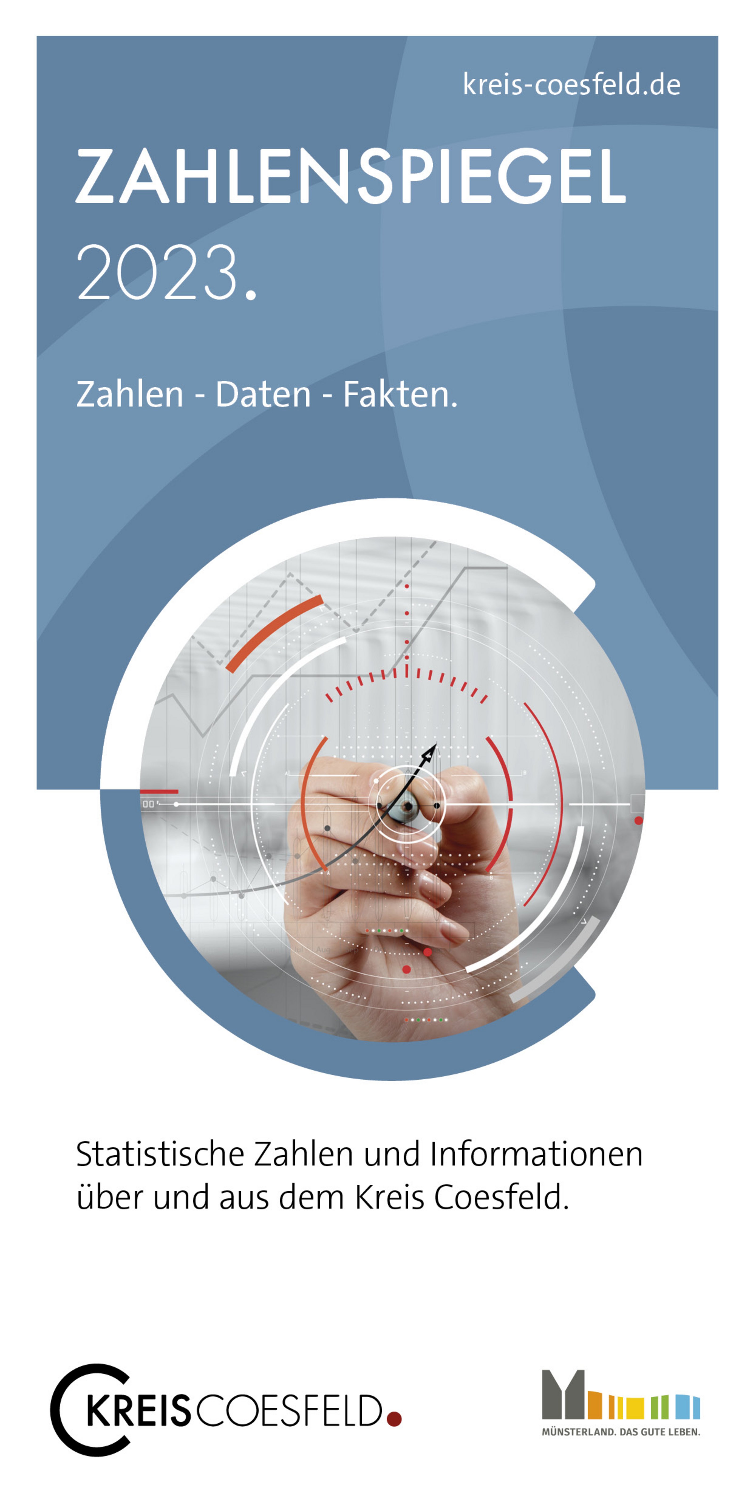 Titelbild der Broschüre Zahlenspiegel 2023